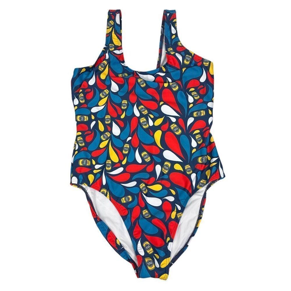 Shinesty Women's XL One Piece Swimsuit Sam Adams Print